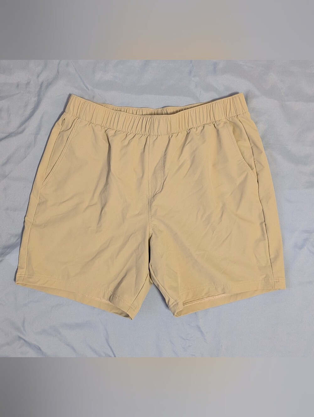 Rhoback Men’s XL Beige Everyday 7” Shorts Golf Gym
